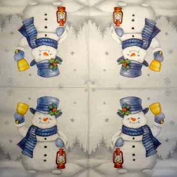 054 Snowman - 3-ply - Ambiente